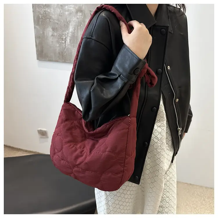 Korean Crossbody Bag 2024 Cotton Padded Winter — feature 22