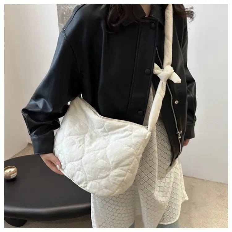 Korean Crossbody Bag 2024 Cotton Padded Winter — feature 28