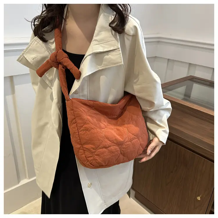Korean Crossbody Bag 2024 Cotton Padded Winter — feature 33