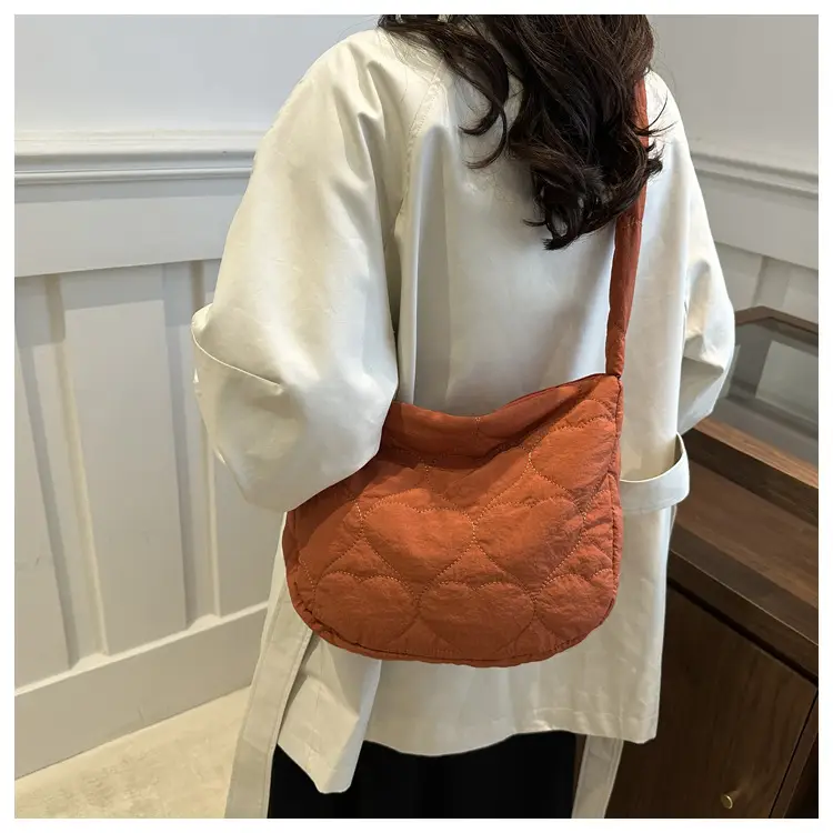 Korean Crossbody Bag 2024 Cotton Padded Winter — feature 35