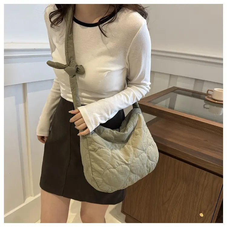 Korean Crossbody Bag 2024 Cotton Padded Winter — feature 42