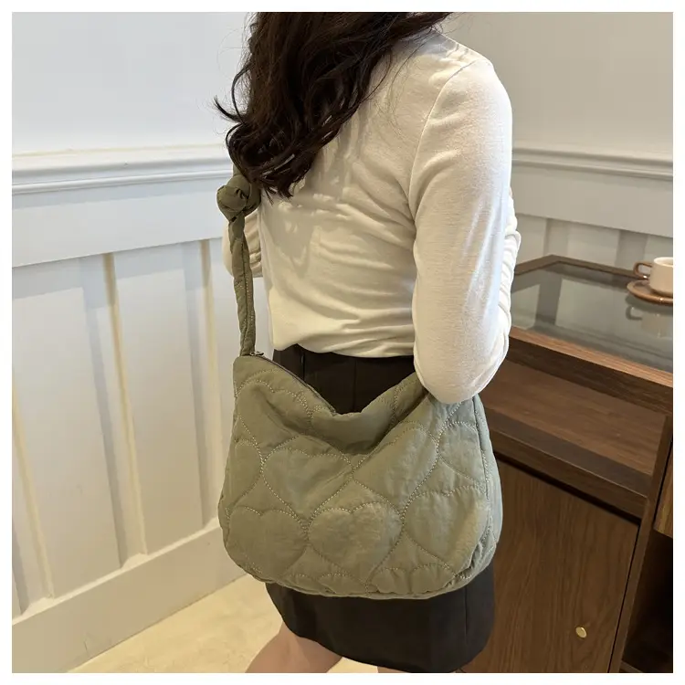 Korean Crossbody Bag 2024 Cotton Padded Winter — feature 44