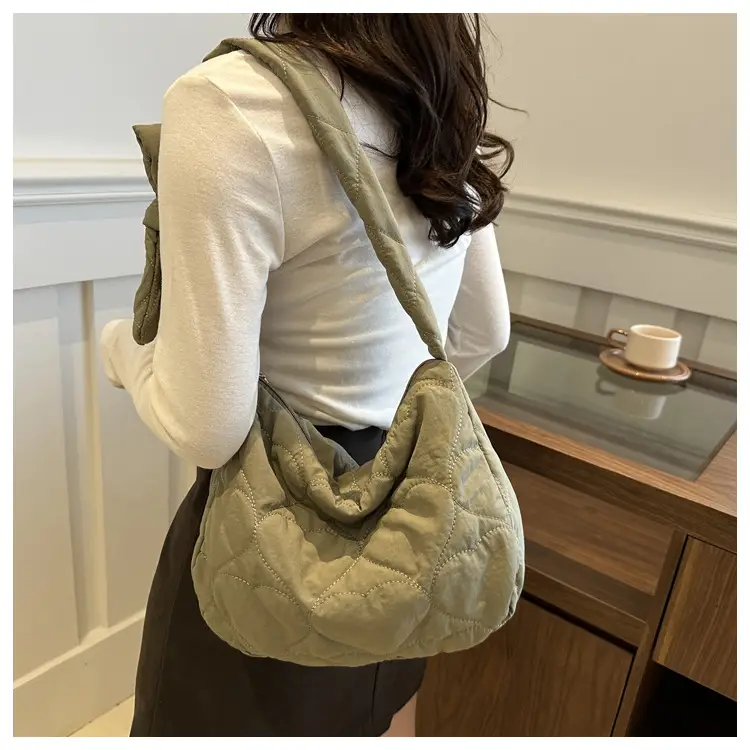 Korean Crossbody Bag 2024 Cotton Padded Winter — feature 45