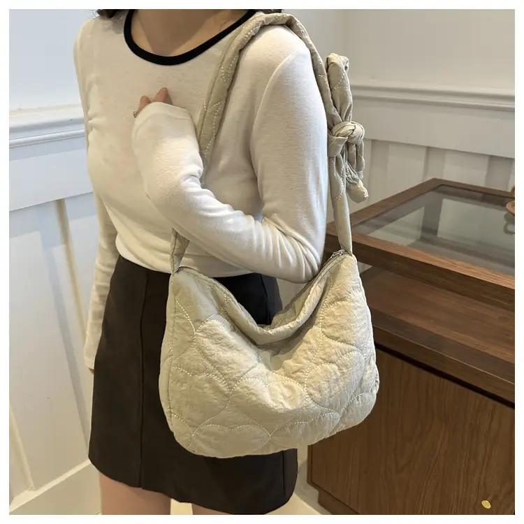 Korean Crossbody Bag 2024 Cotton Padded Winter — feature 48