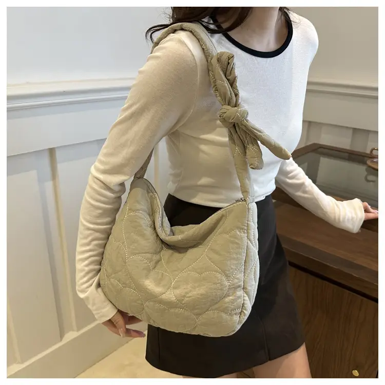 Korean Crossbody Bag 2024 Cotton Padded Winter — feature 49