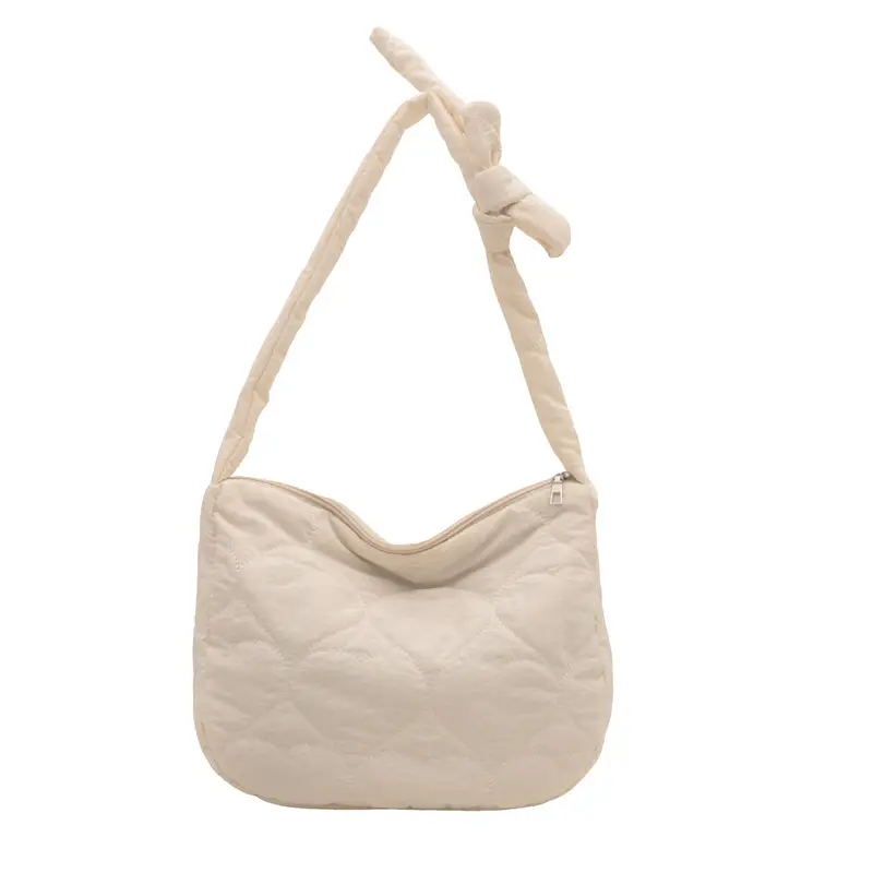 Korean Crossbody Bag 2024 Cotton Padded Winter - Image 2
