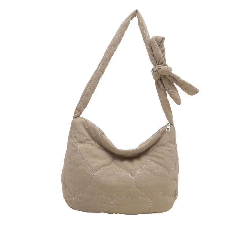 Korean Crossbody Bag 2024 Cotton Padded Winter - Image 3