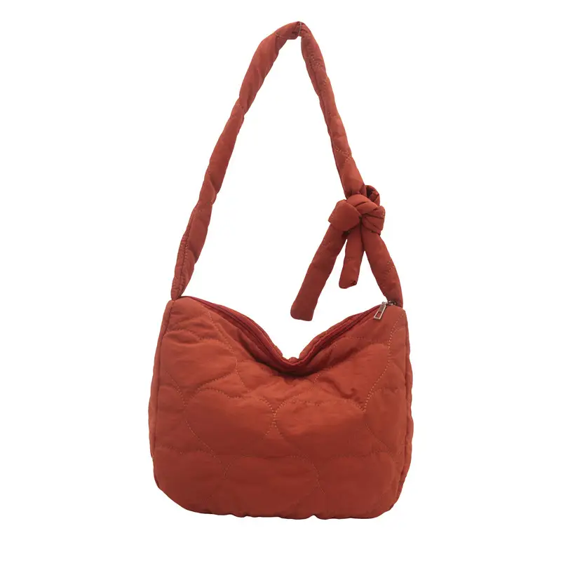 Korean Crossbody Bag 2024 Cotton Padded Winter - Image 7