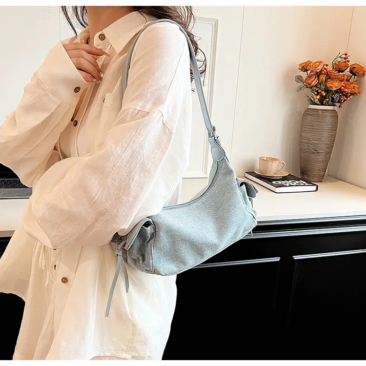 Retro Red Soft Leather Commuter Bag for Women — feature 23