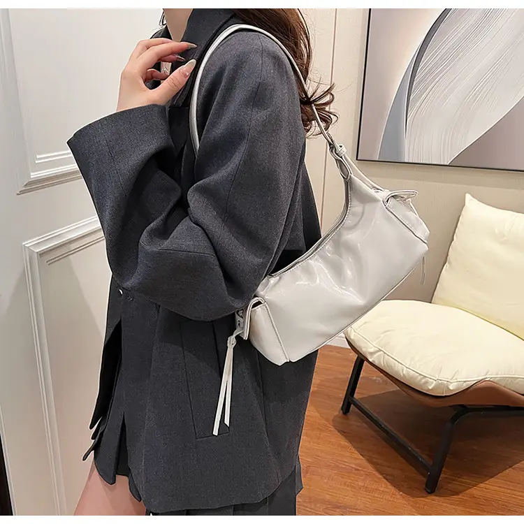 Retro Red Soft Leather Commuter Bag for Women — feature 29