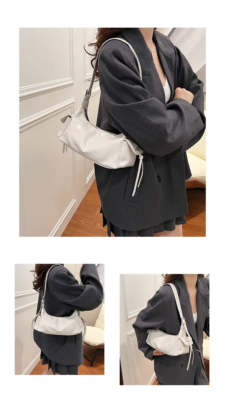 Retro Red Soft Leather Commuter Bag for Women — feature 36