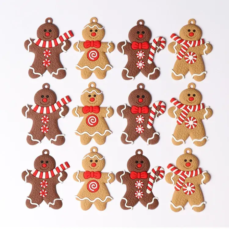 Cross-Country Christmas Decorations PVC Gingerbread Men - Image 9