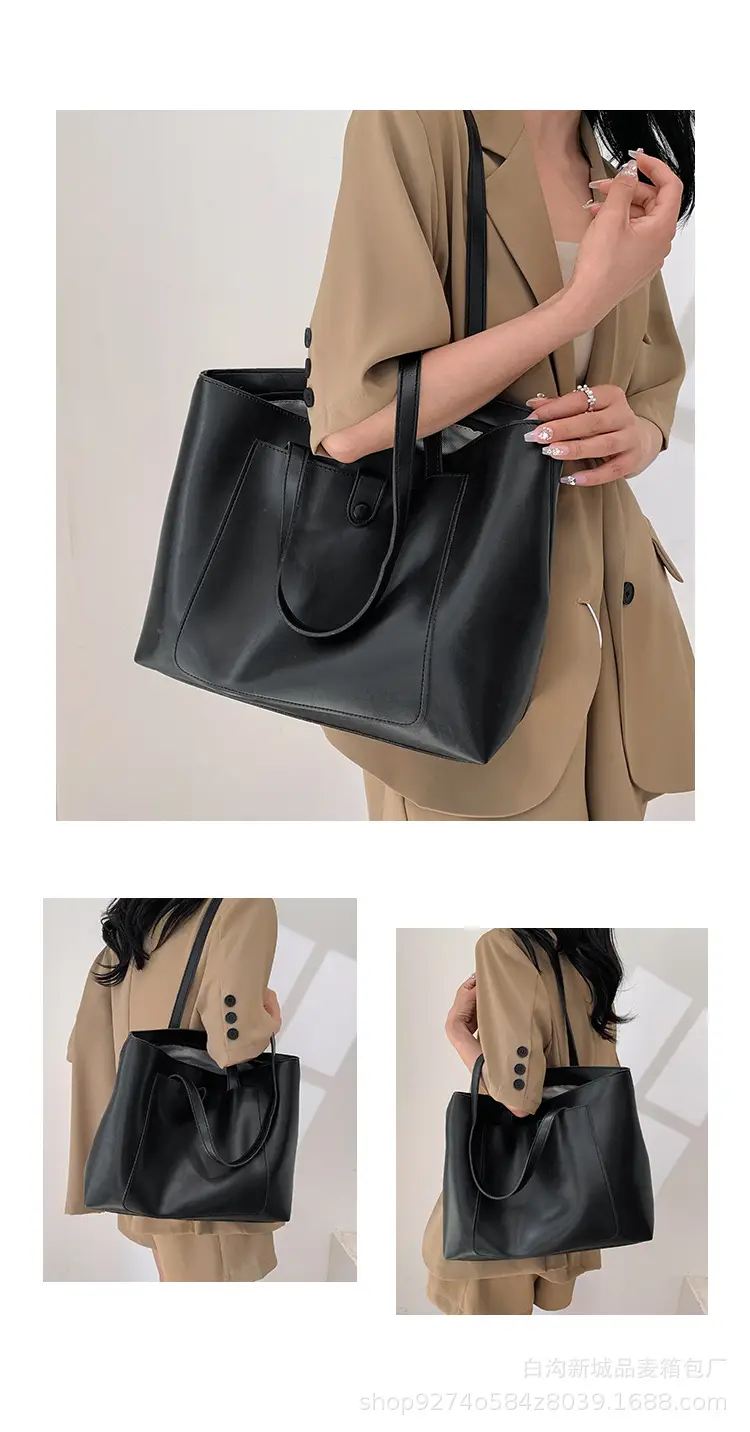 Women's Beige Large Capacity Shoulder Bag 2026 — feature 11
