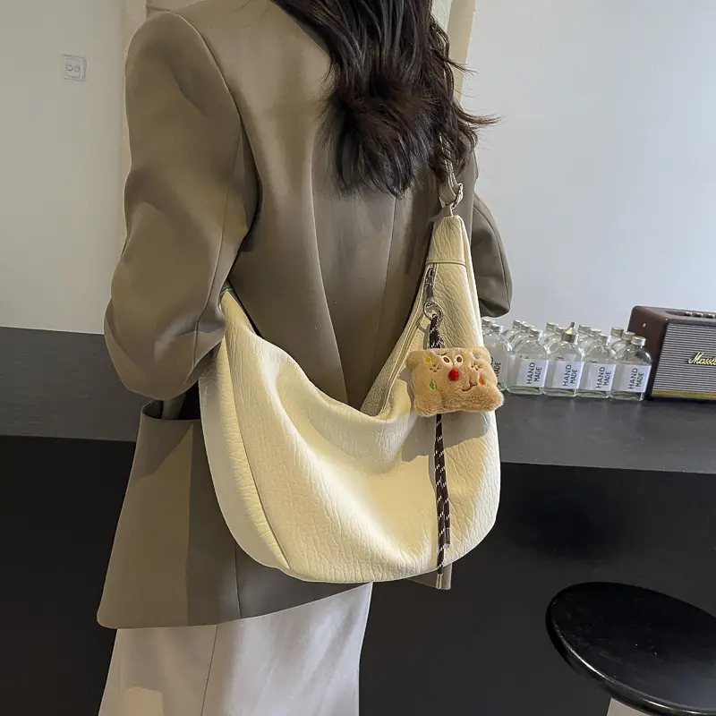Women's 2024 Retro Tote Bag Shoulder Crossbody Korean Style - Image 4
