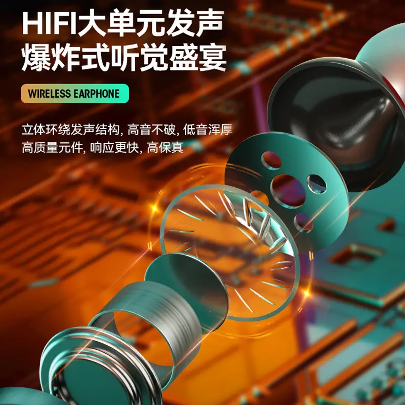 Wireless Bluetooth Headset with Digital Display & Magnetic Suction - Image 11