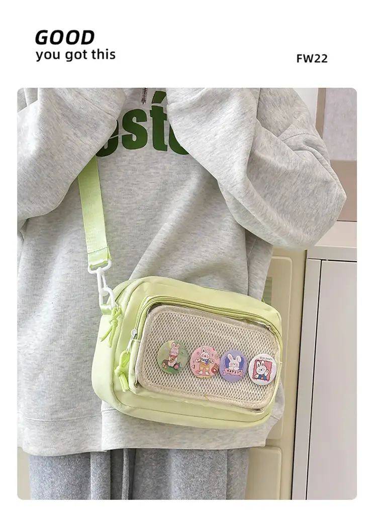 Pink Transparent Shoulder Crossbody Bag for Girls — feature 17