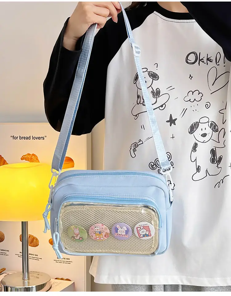 Pink Transparent Shoulder Crossbody Bag for Girls — feature 23