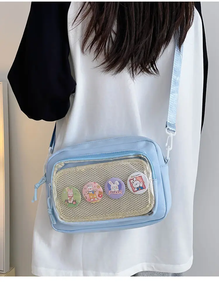 Pink Transparent Shoulder Crossbody Bag for Girls — feature 26