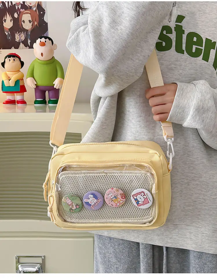 Pink Transparent Shoulder Crossbody Bag for Girls — feature 30