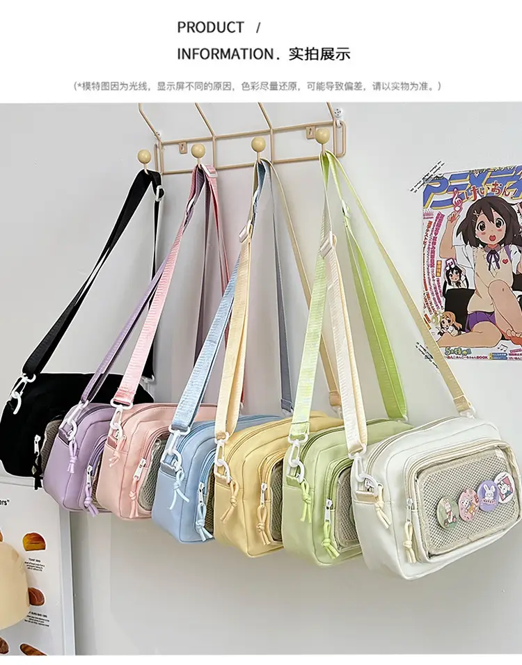 Pink Transparent Shoulder Crossbody Bag for Girls — feature 32