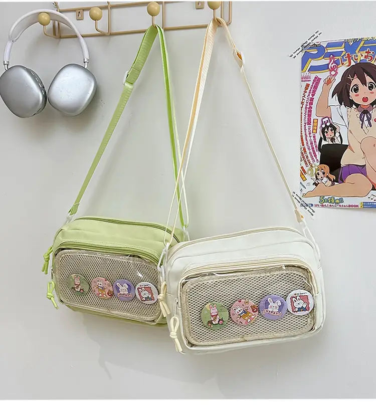 Pink Transparent Shoulder Crossbody Bag for Girls — feature 35