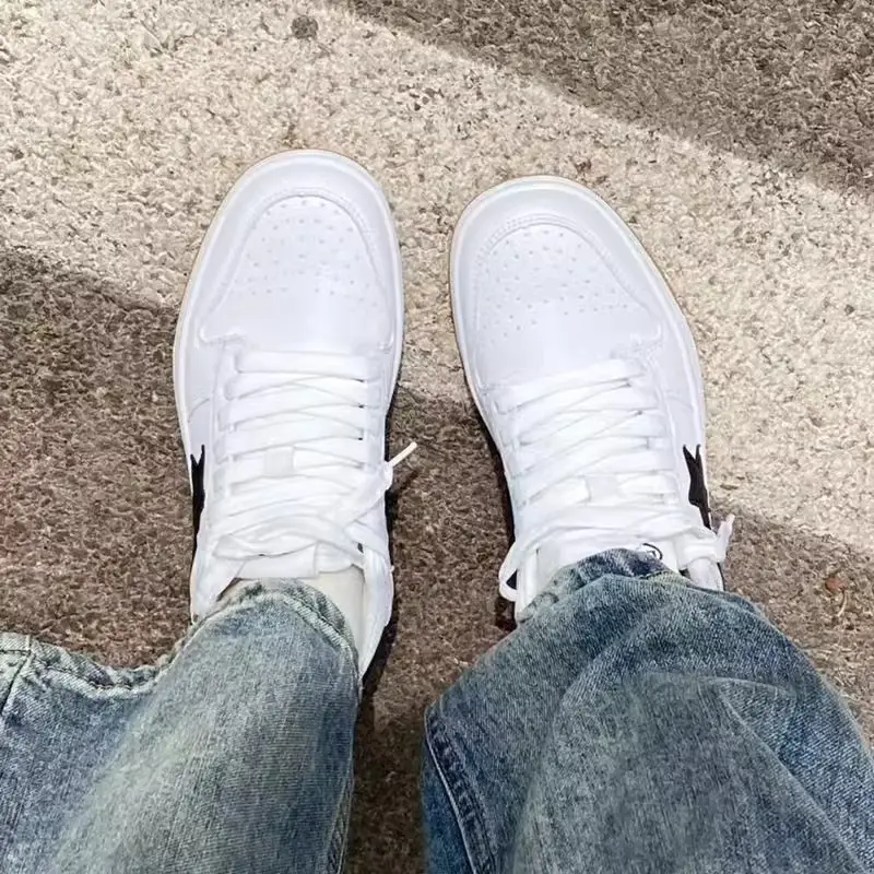 Korean Style Dopamine Star Sneakers Women's Ins College Style Thick Bottom Colorblock Casual Shoes 2024 Summer New Women's Shoes — feature 4