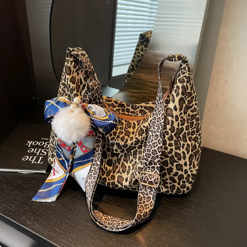 Leopard Print Crossbody Bag for Women 2024