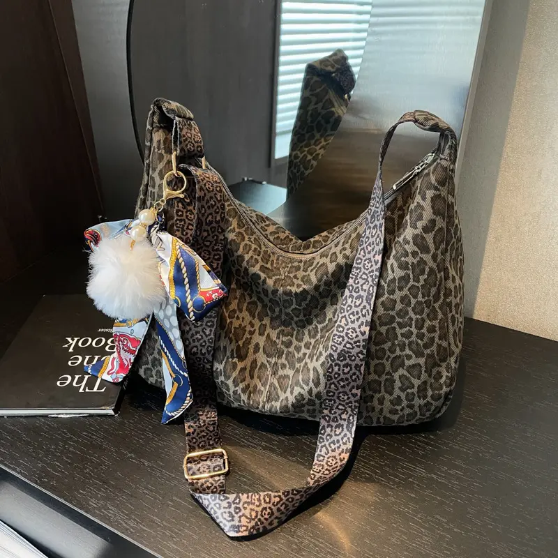 Leopard Print Crossbody Bag for Women 2024