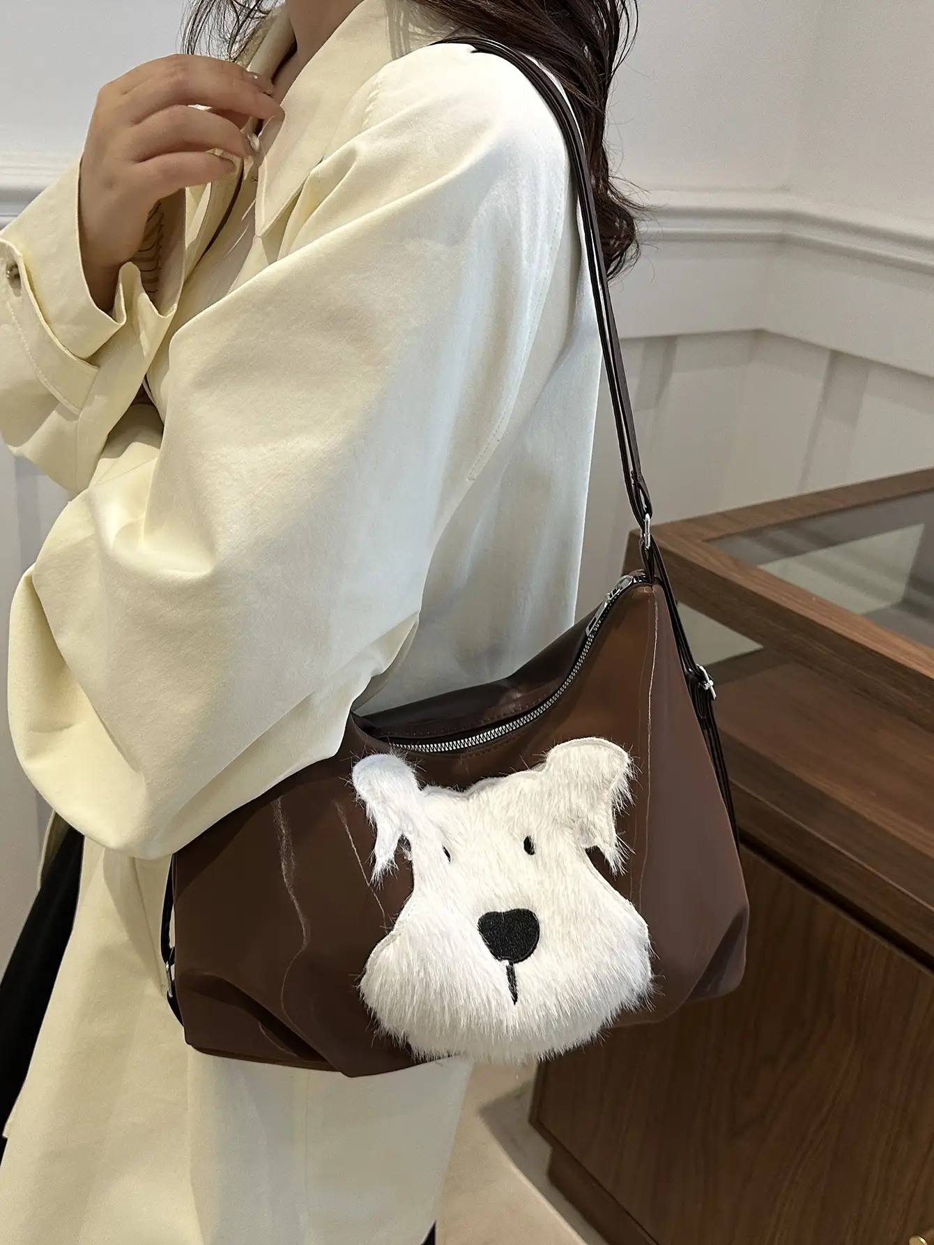 Brown Teddy Bear Shoulder Bag for Girls 2024 - Image 6