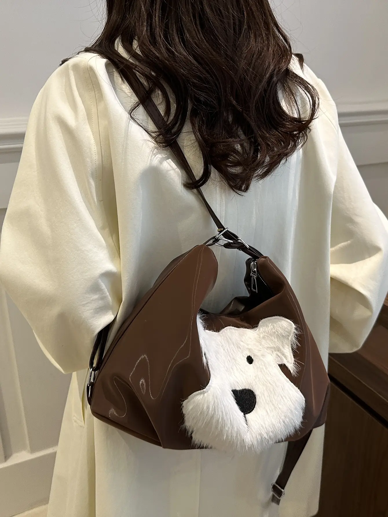Brown Teddy Bear Shoulder Bag for Girls 2024 - Image 7