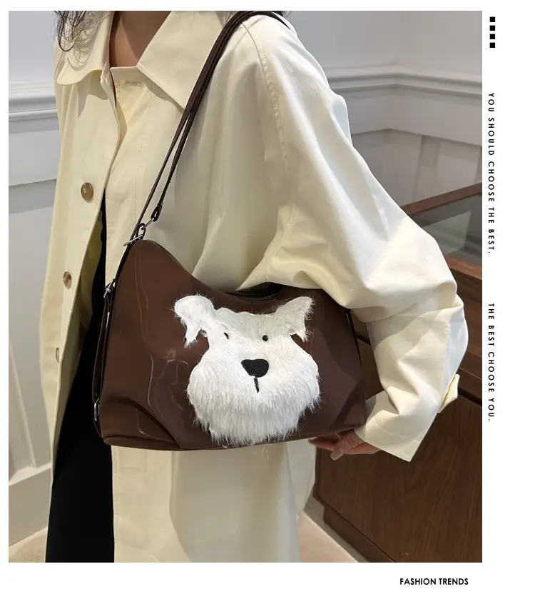 Brown Teddy Bear Shoulder Bag for Girls 2024 — feature 1