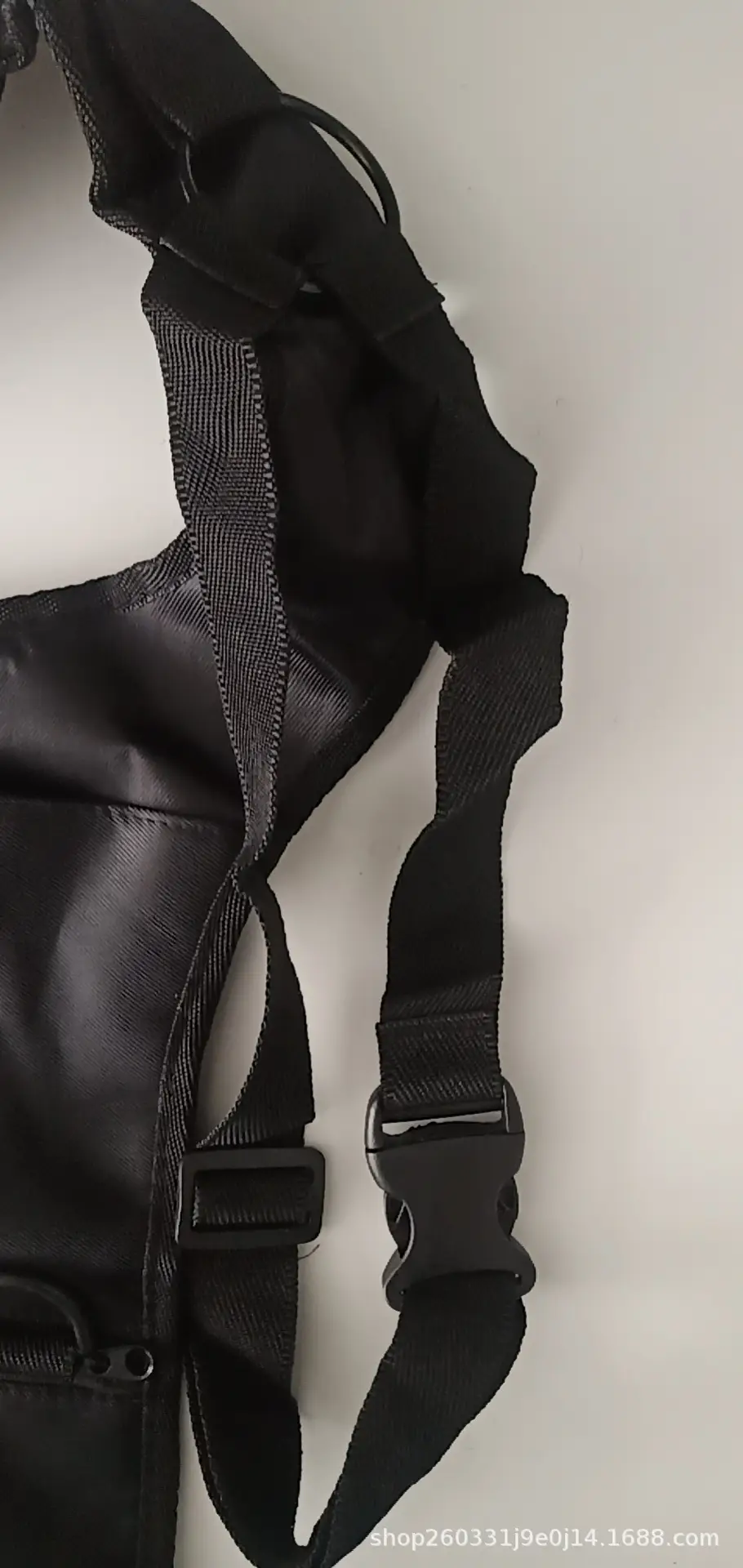 Hidden Underarm Shoulder Bag Black Single Travel Wallet — feature 10