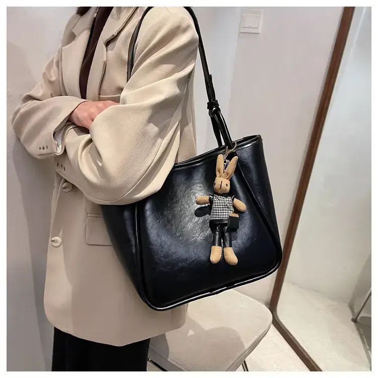 Women's Vintage Brown Shoulder Bag Large Capacity All-Match — feature 14
