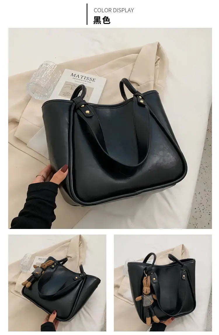 Women's Vintage Brown Shoulder Bag Large Capacity All-Match — feature 19