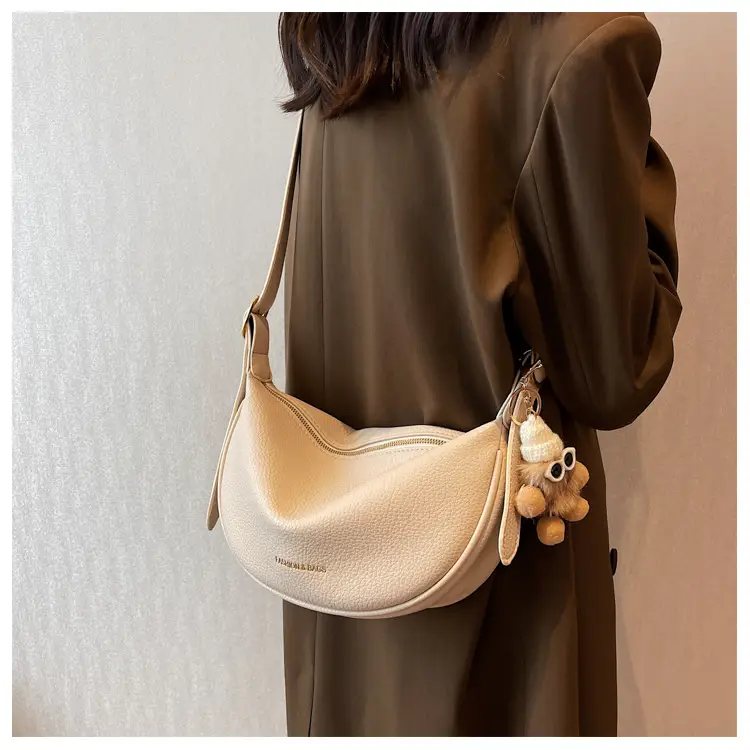 Textured Soft Leather Crossbody Bag Women's Niche Design — feature 16
