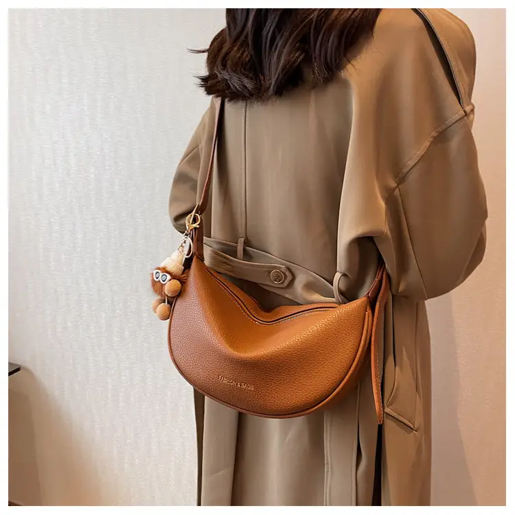 Textured Soft Leather Crossbody Bag Women's Niche Design — feature 18