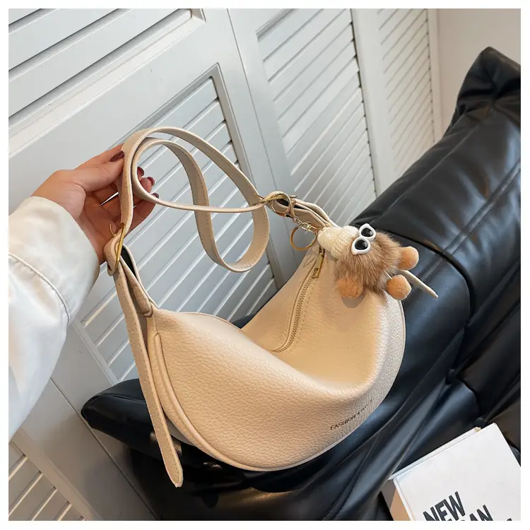 Textured Soft Leather Crossbody Bag Women's Niche Design — feature 19