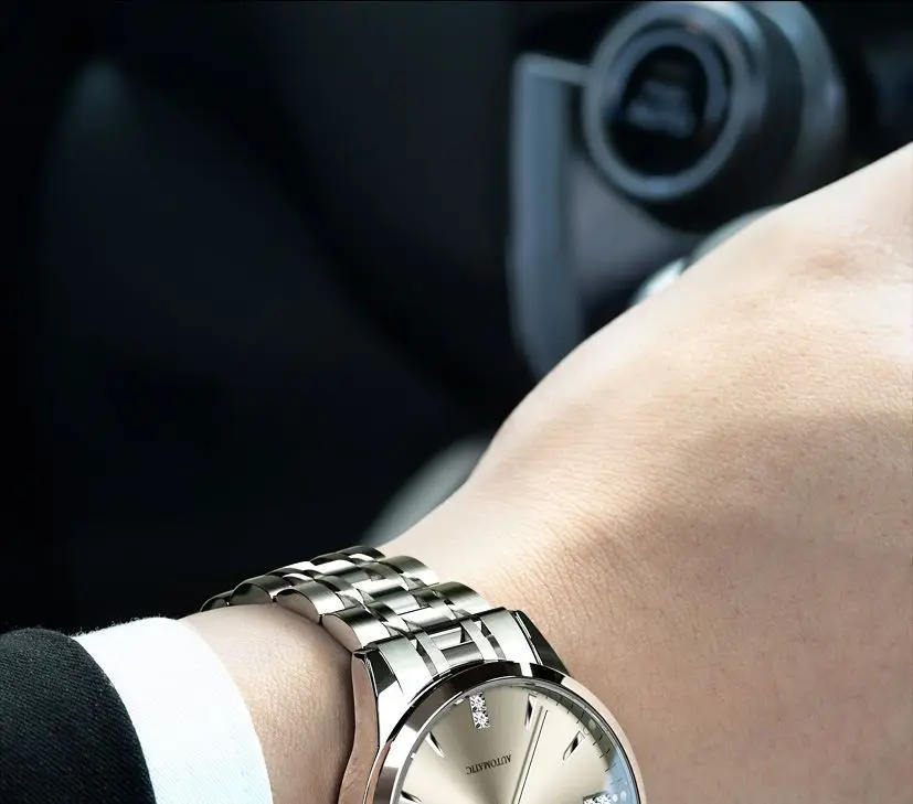 Vertiron Men's Watch Men's Quartz Men's Famous Brand Watch Middle School Students' Steel Belt Automatic Non-mechanical Watch Waterproof — feature 4