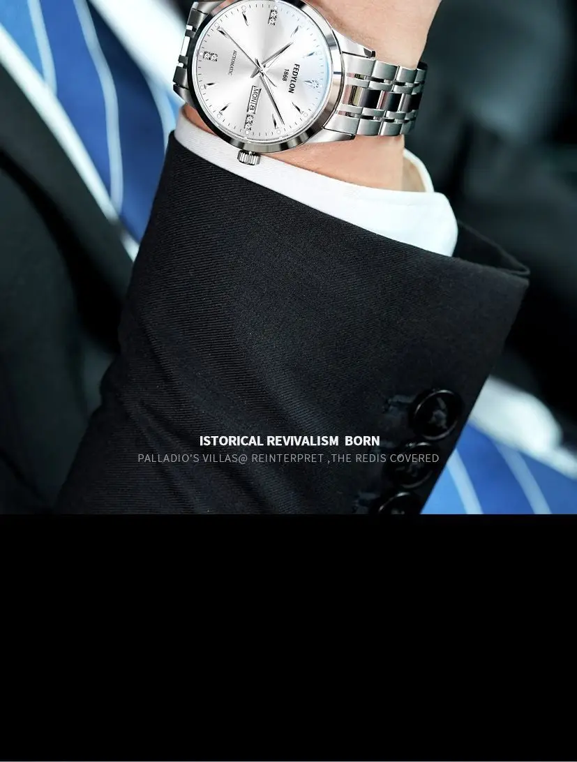 Vertiron Men's Watch Men's Quartz Men's Famous Brand Watch Middle School Students' Steel Belt Automatic Non-mechanical Watch Waterproof — feature 7