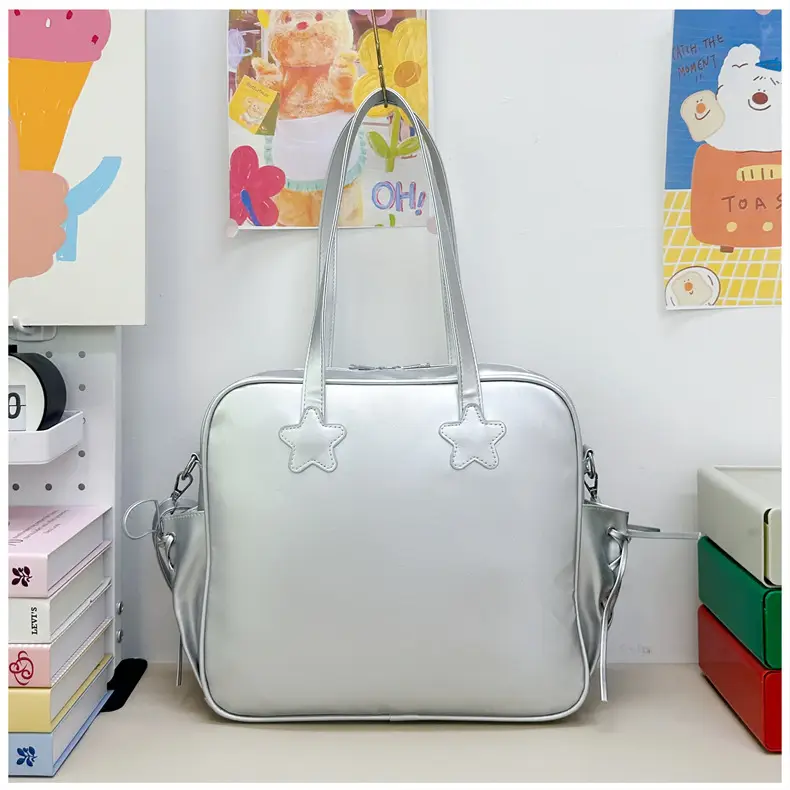 Cute Cat Design Transparent Crossbody Bag for Girls — feature 27