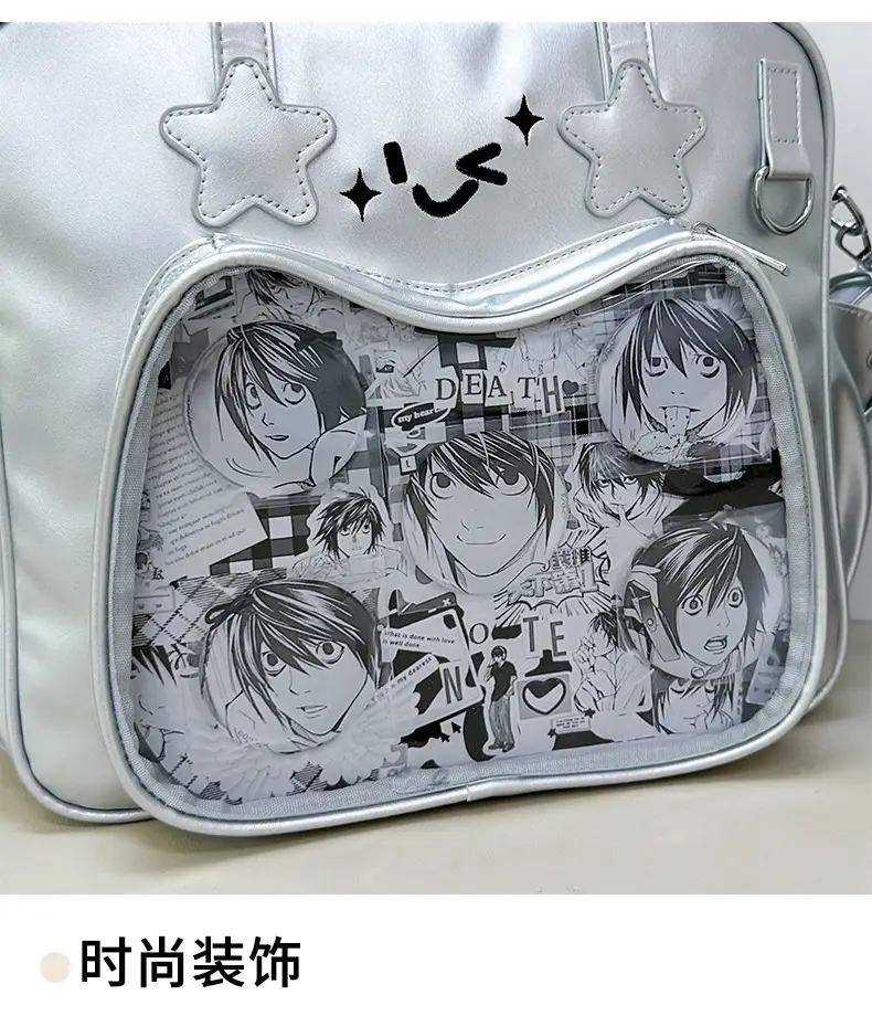 Cute Cat Design Transparent Crossbody Bag for Girls — feature 29