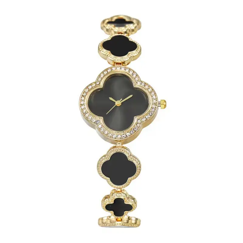 Green Four Leaf Clover Ladies Watch Bracelet Quartz - Image 2