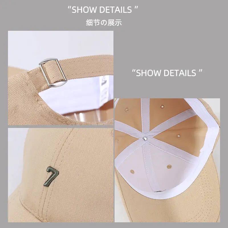 3D Embroidered 7 Baseball Cap for Kids Men - Image 9