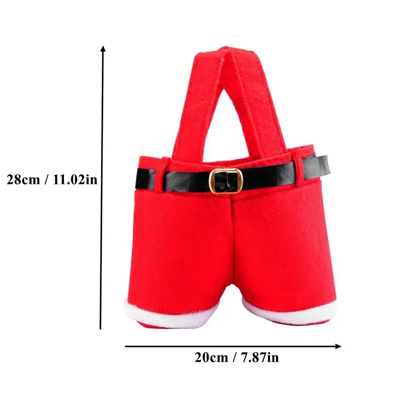 Santa Doll Belt Pants Candy Bag Christmas Gift Bag — feature 3