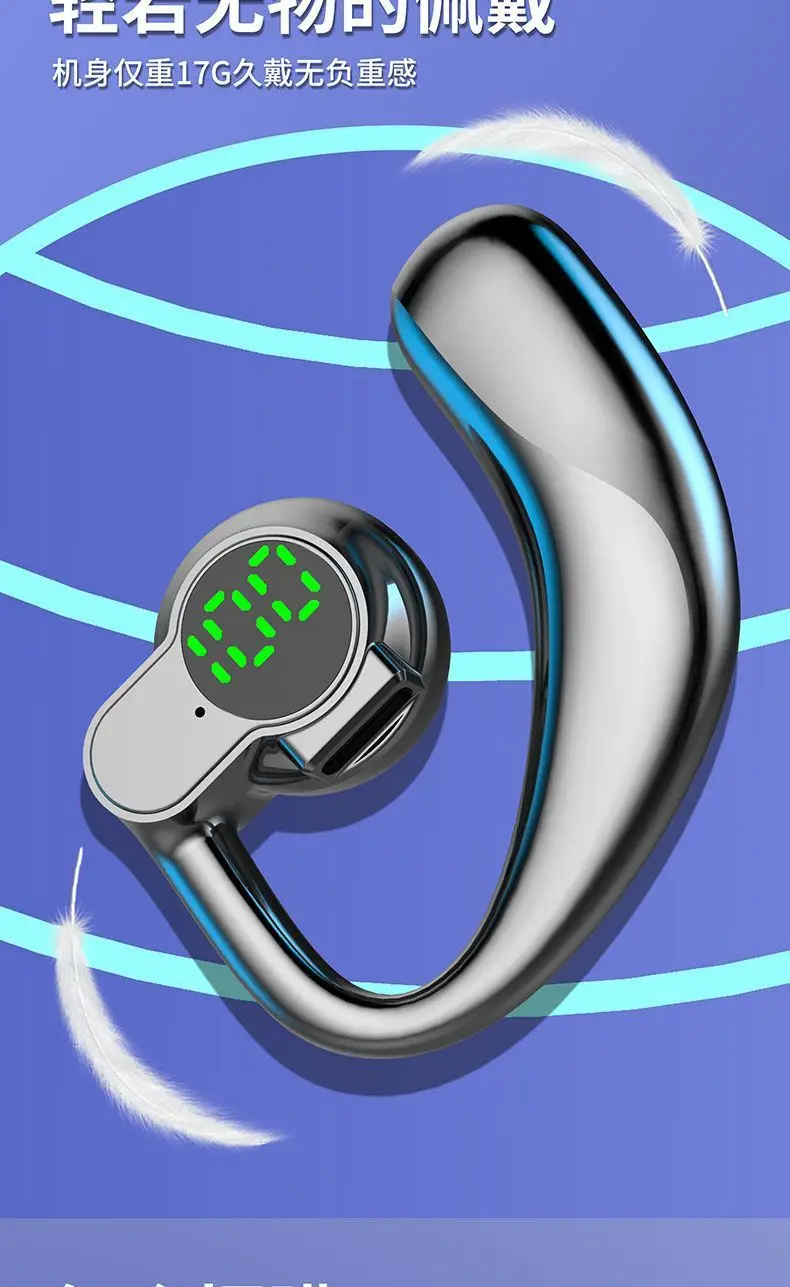 Bluetooth Headset 2024 Long Lasting Noise Reduction Sports Wireless — feature 6