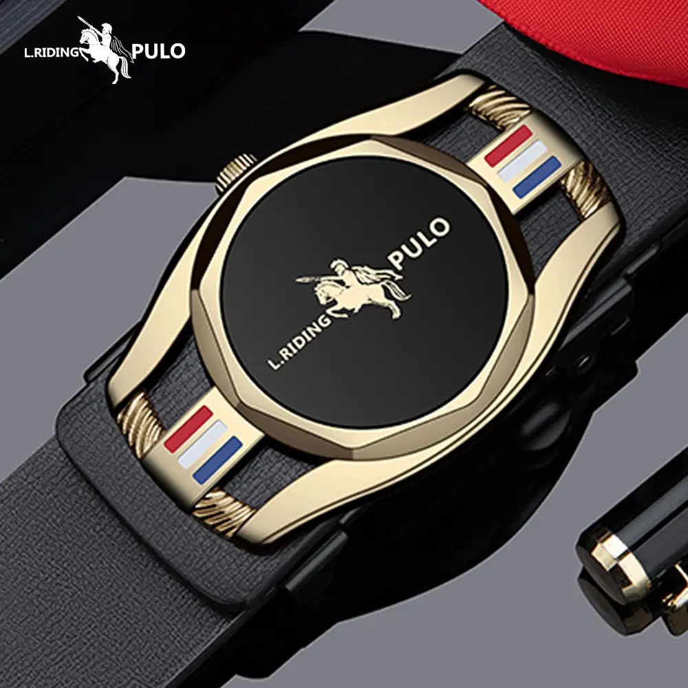 Genuine Leather Buckle Belt for Men - Image 4