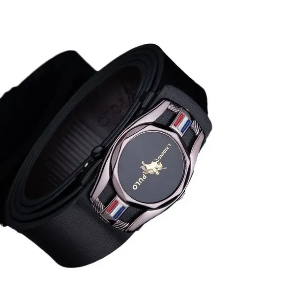 Genuine Leather Buckle Belt for Men - Image 6
