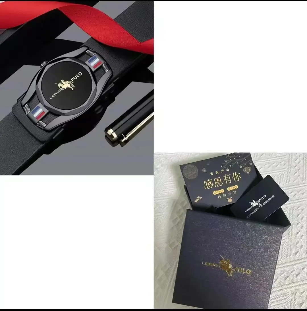 Genuine Leather Buckle Belt for Men - Image 2