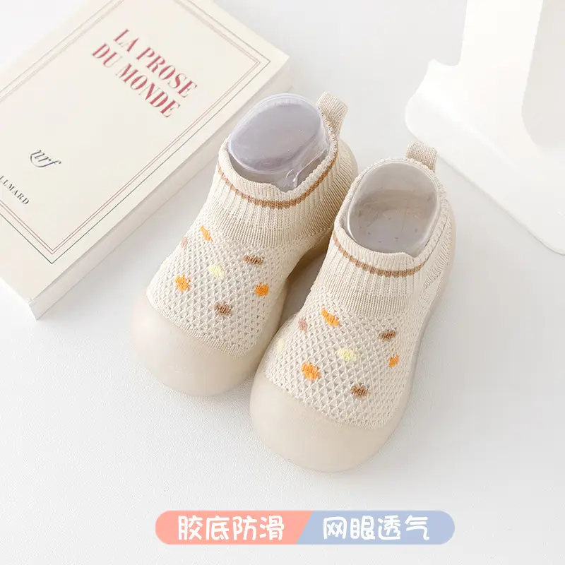 Pink Soft Baby Socks for Boys Girls Indoor Non-Slip