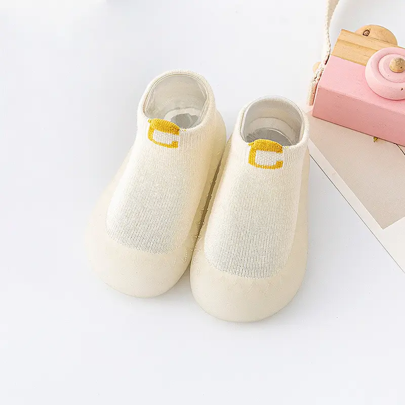 Pink Soft Baby Socks for Boys Girls Indoor Non-Slip